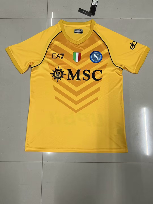 AAA Quality Napoli 23/24 GK Yellow Soccer Jersey